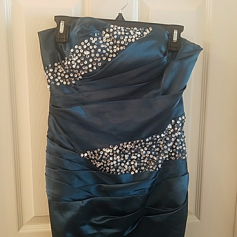 Strapless Long Formal Dress